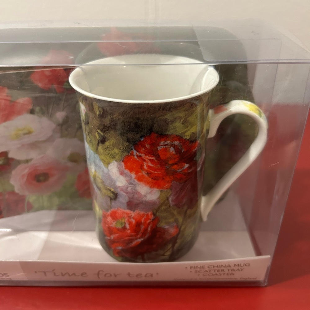 Creative Tops  “Time For Tea” Gift Set “Poppy Cluster” Design - Picture 4 of 6